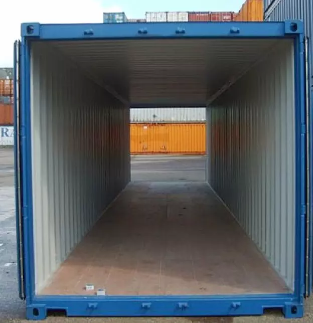 Conteneur 40 pieds en 1er voyage - double porte