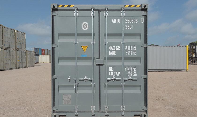 Container 20 pieds gris (1er voyage)