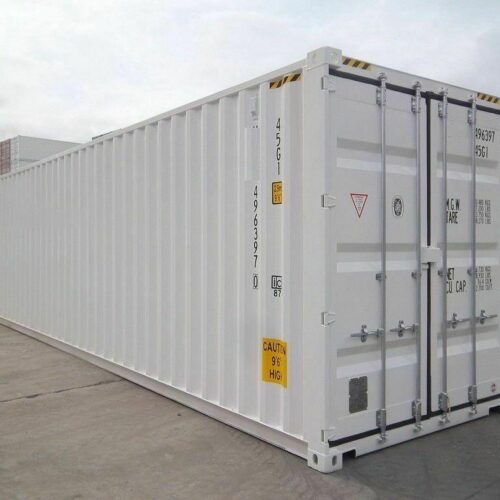 Container 40 pieds – 1er voyage